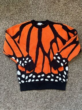 Burn Slow Butterfly Knit Sweater